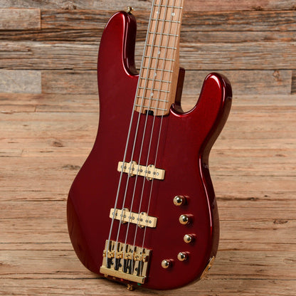 Charvel San DImas Pro Mod Bass JJ V Red 2021 Bass Guitars / 5-String or More