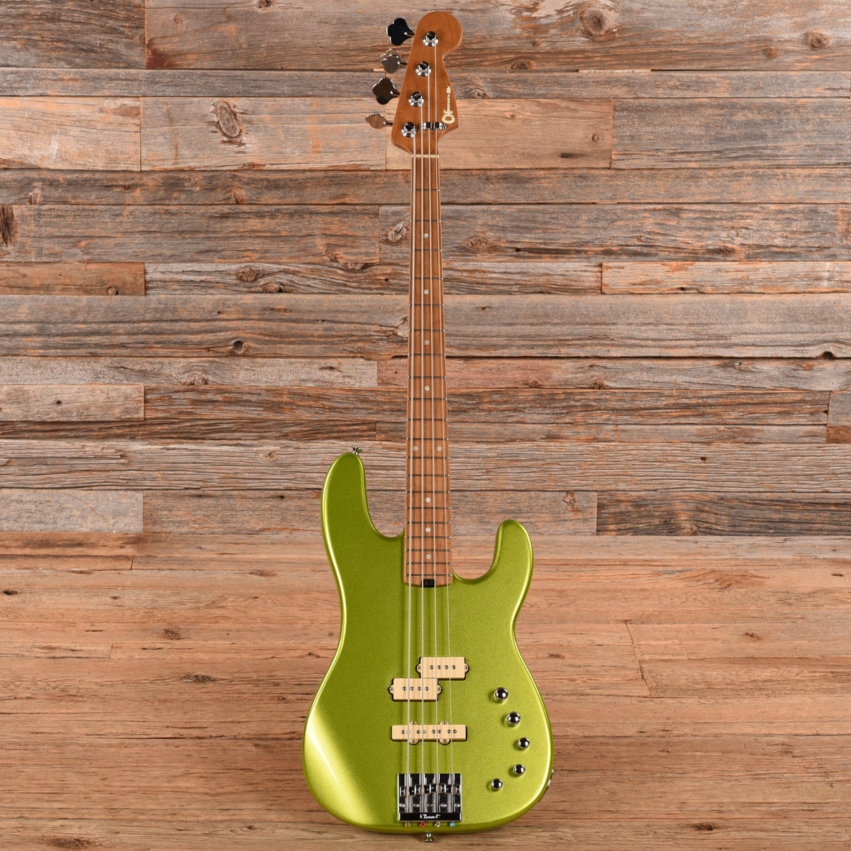 Charvel Pro Mod San Dimas Bass PJ IV Lime Green Metallic 2020 Bass Guitars