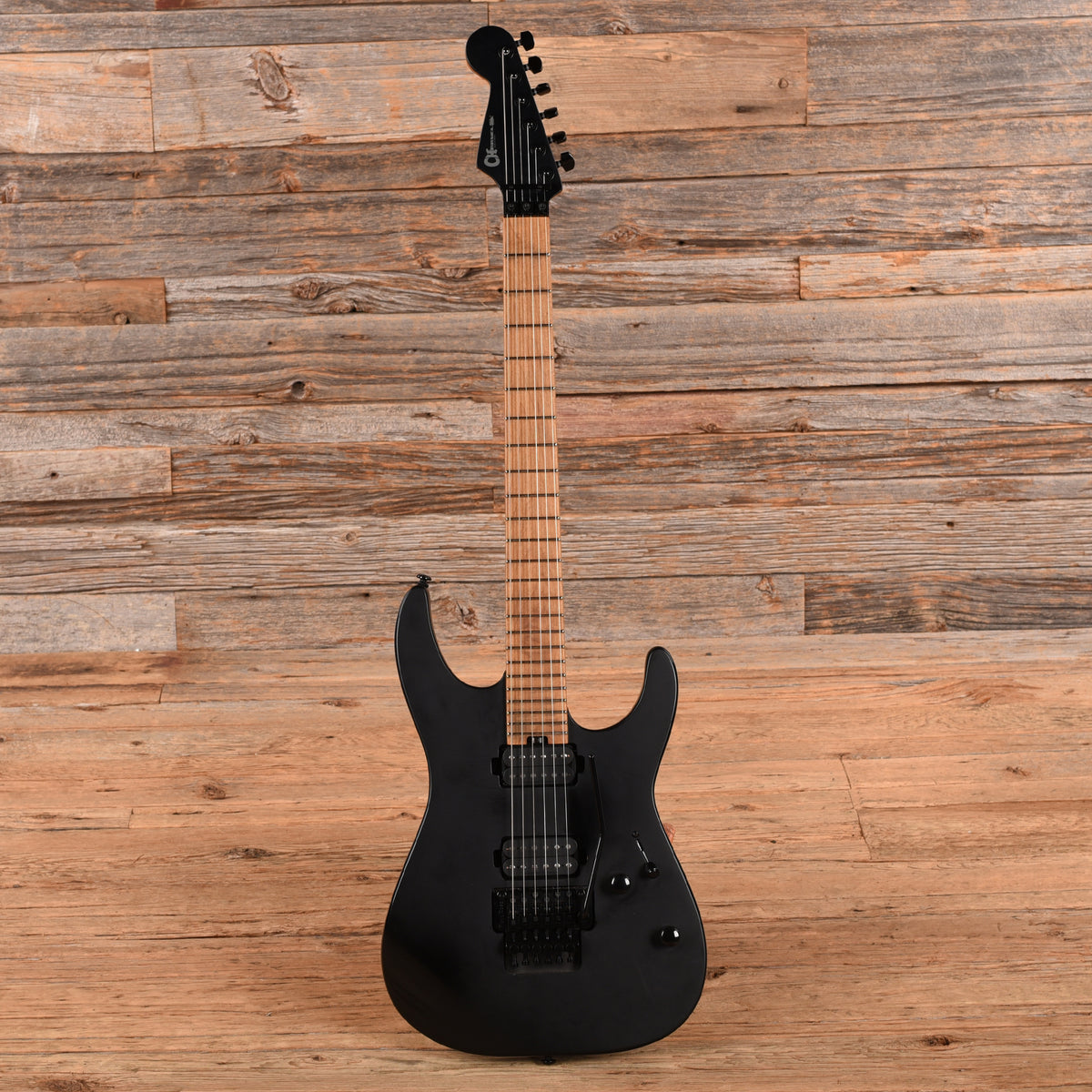 Charvel Charvel Pro-Mod DK24R HH FR CM Present Gloss Black 2019 Electric Guitars