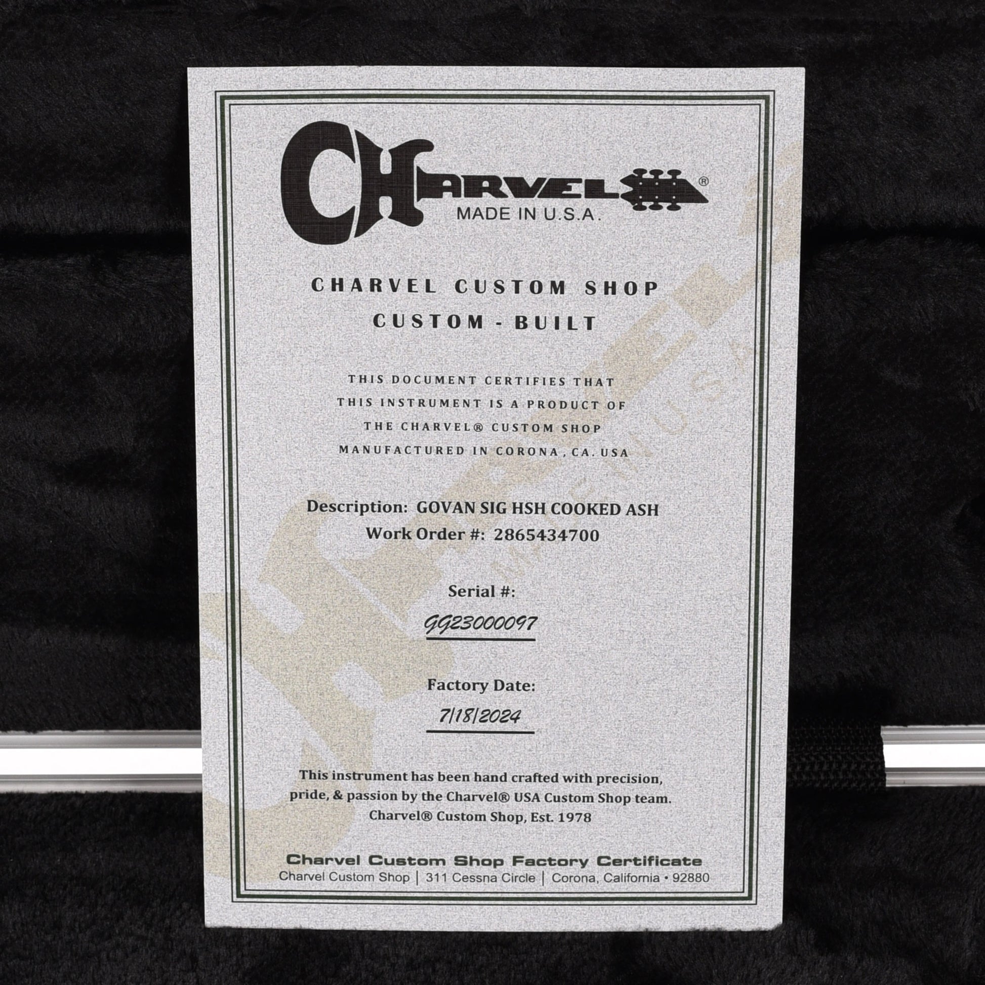 Charvel Guthrie Govan USA Signature HSH Caramelized Ash Natural Electric Guitars