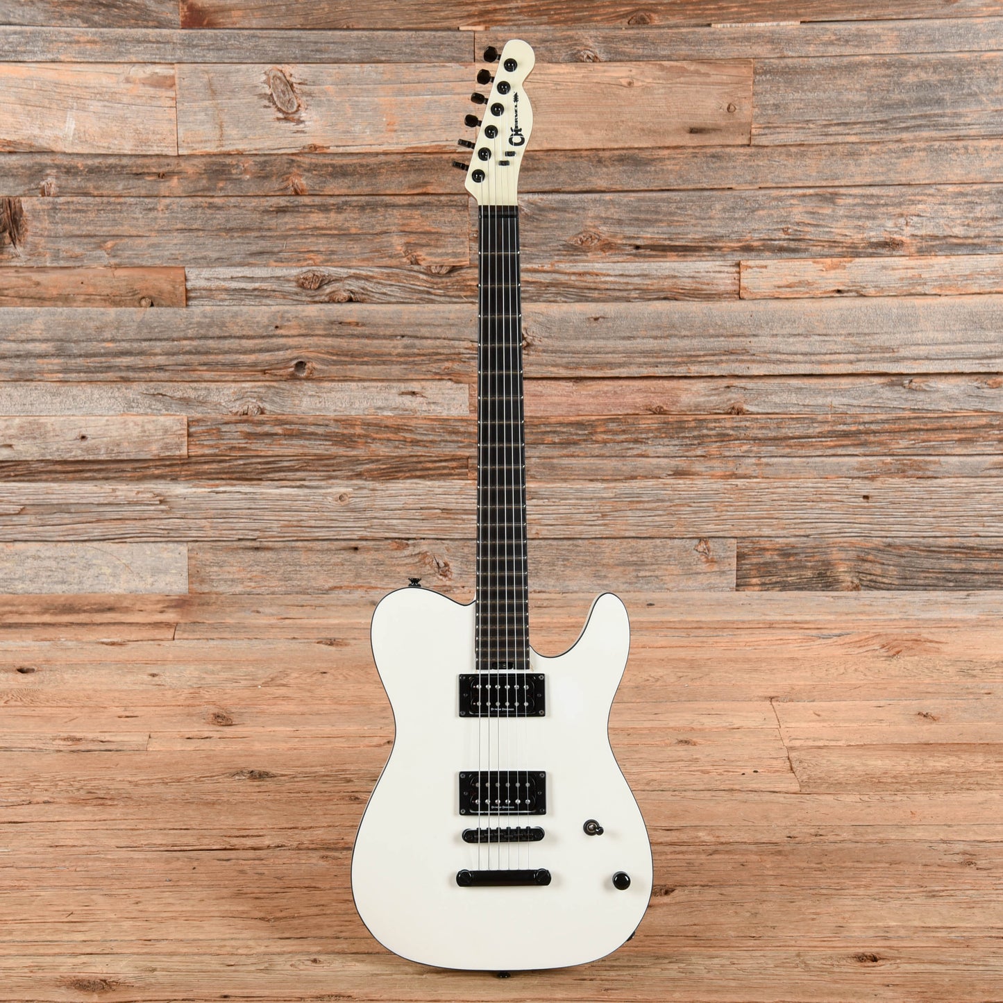 Charvel Joe Duplantier Signature Pro-Mod San Dimas Style 2HH Satin White 2017 Electric Guitars