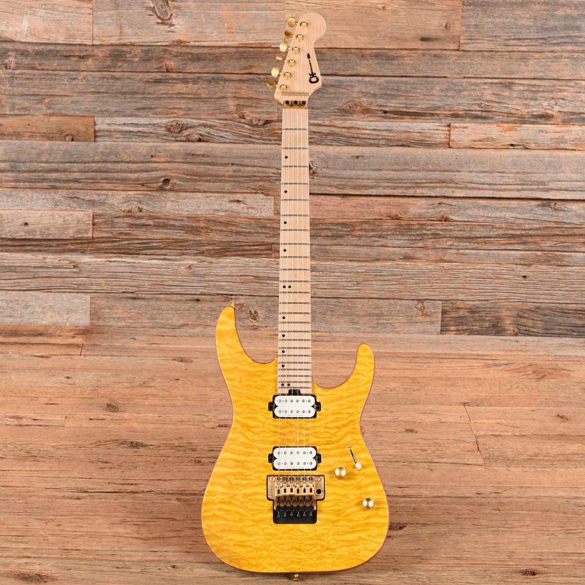 Charvel Pro Mod DK24 HH FR Dark Amber Electric Guitars