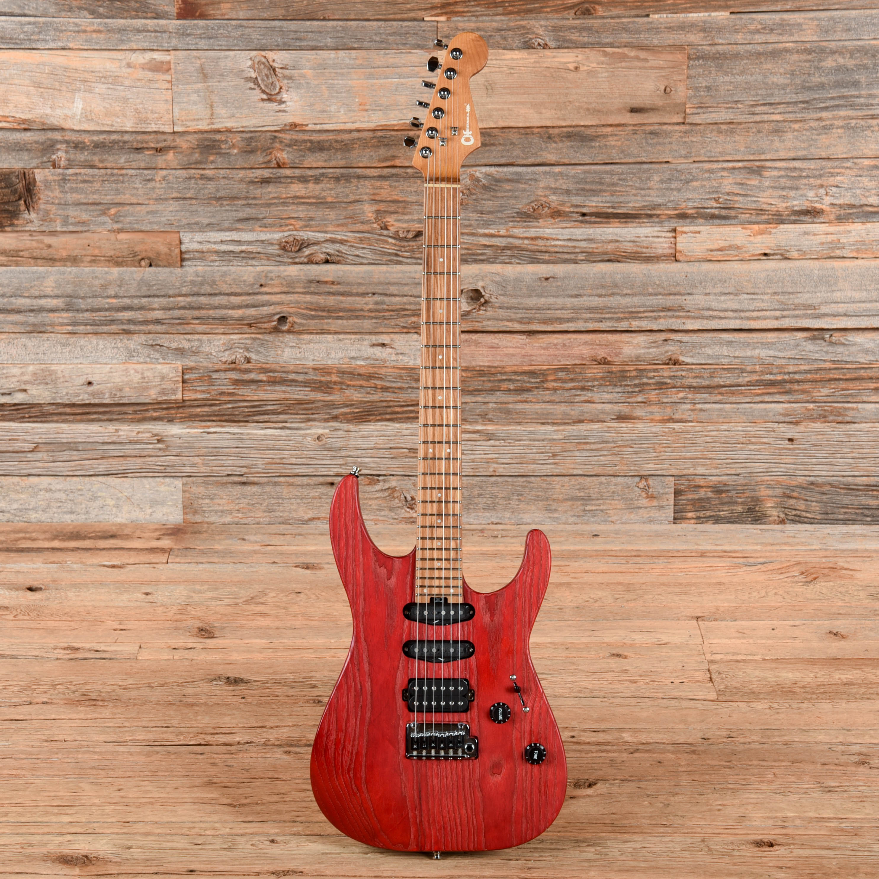 Charvel Pro Mod DK24 HSS Red Sandblasted Electric Guitars