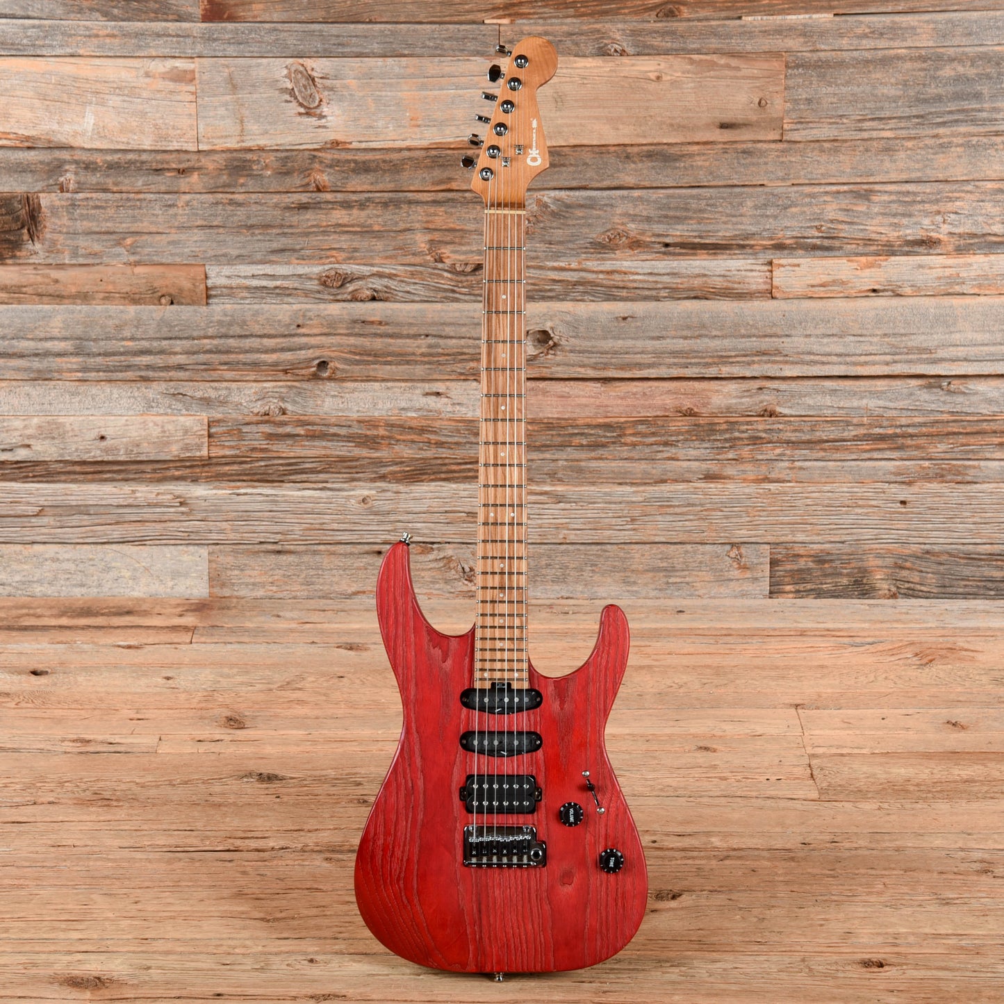 Charvel Pro Mod DK24 HSS Red Sandblasted Electric Guitars