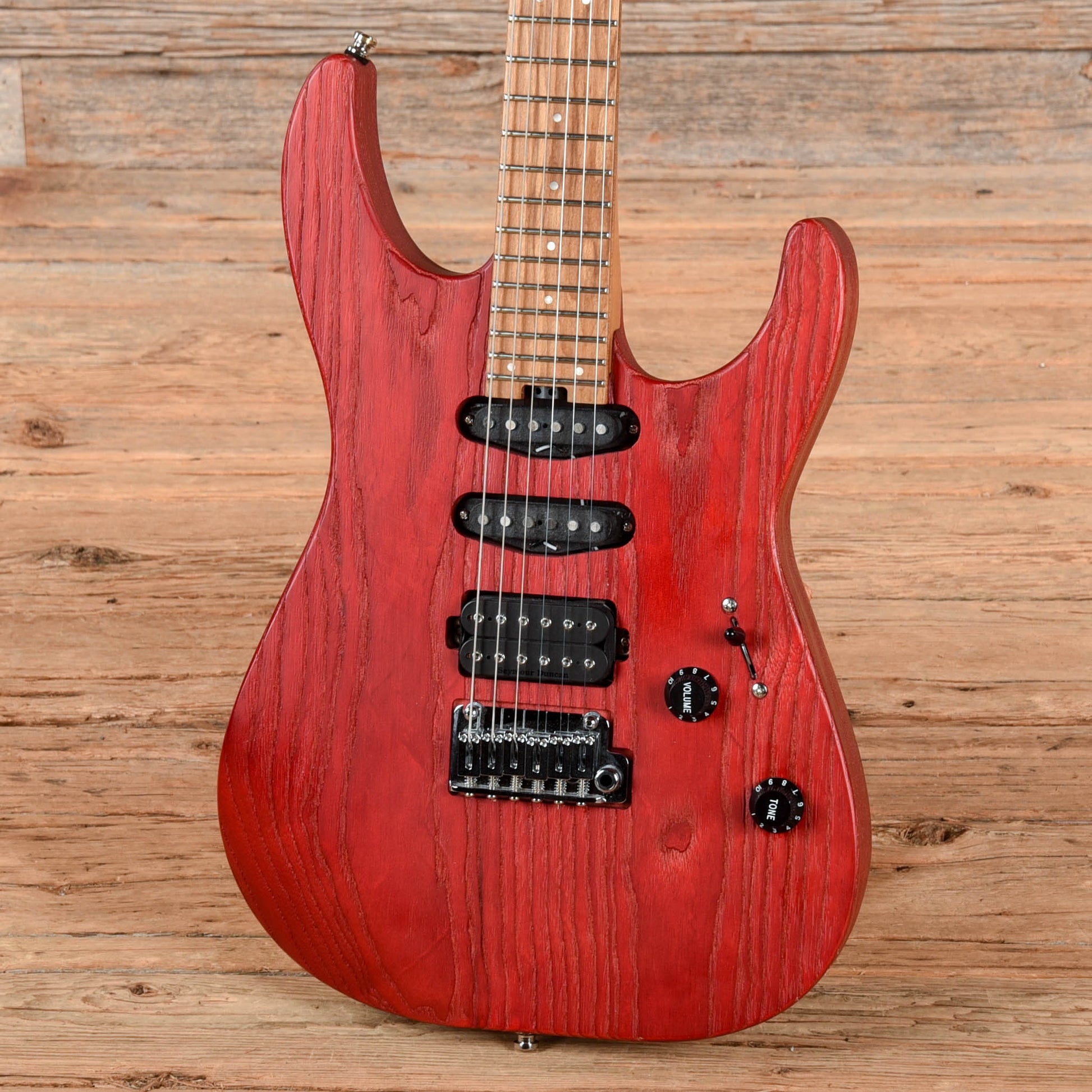 Charvel Pro Mod DK24 HSS Red Sandblasted Electric Guitars