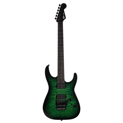 Charvel Pro-Mod Plus Dinky DK24 HH Floyd Rose Ebony Fingerboard Cloaked Emerald Green Electric Guitars
