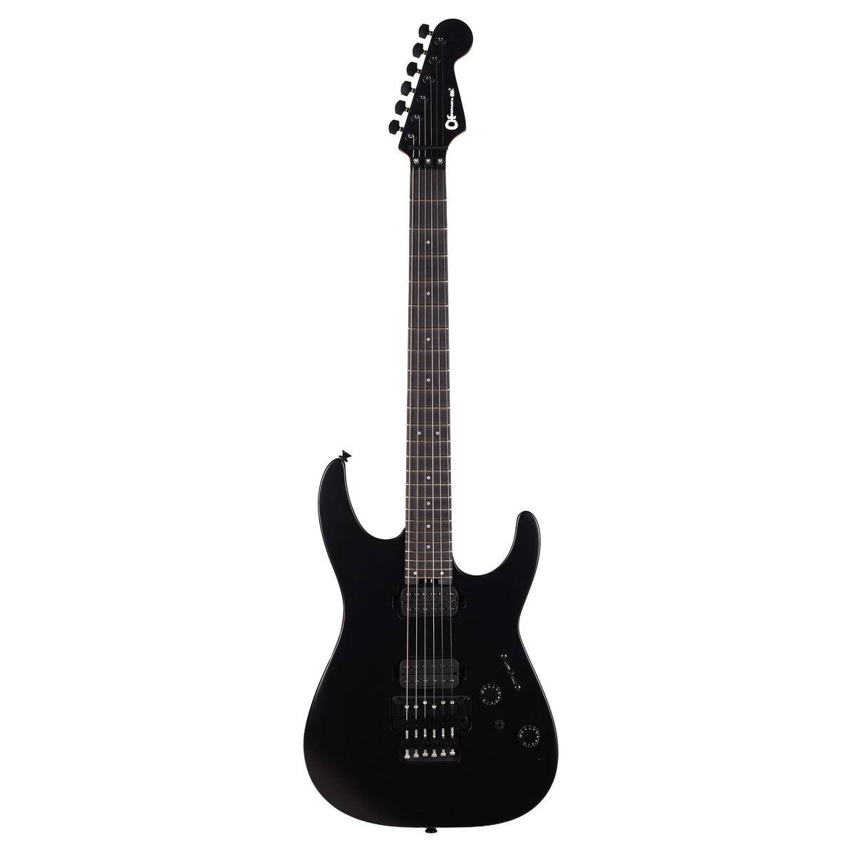 Charvel Pro-Mod Plus Dinky DK24 HH Floyd Rose Ebony Fingerboard Satin Black Electric Guitars