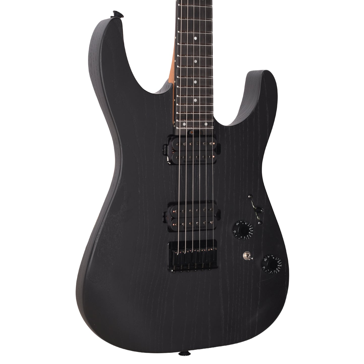 Charvel Pro-Mod Plus Dinky DK24 HH Hardtail Ebony Fingerboard Black Ash Electric Guitars