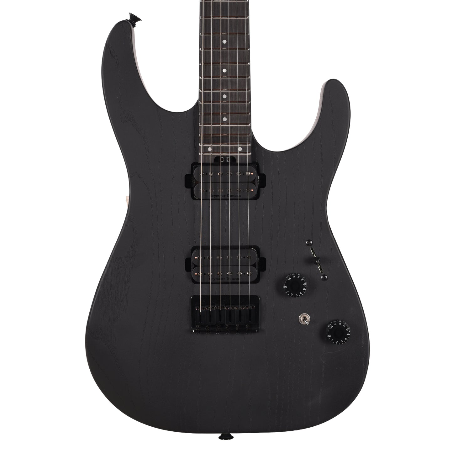 Charvel Pro-Mod Plus Dinky DK24 HH Hardtail Ebony Fingerboard Black Ash Electric Guitars
