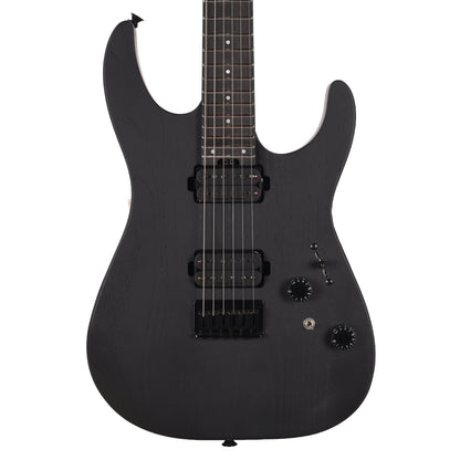 Charvel Pro-Mod Plus Dinky DK24 HH Hardtail Ebony Fingerboard Black Ash Electric Guitars