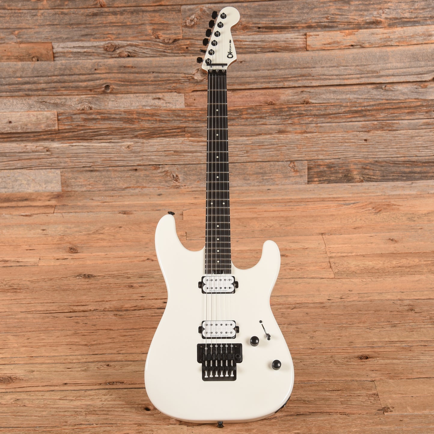 Charvel Pro-Mod Plus San Dimas Style 1 HH FR E White 2025 Electric Guitars
