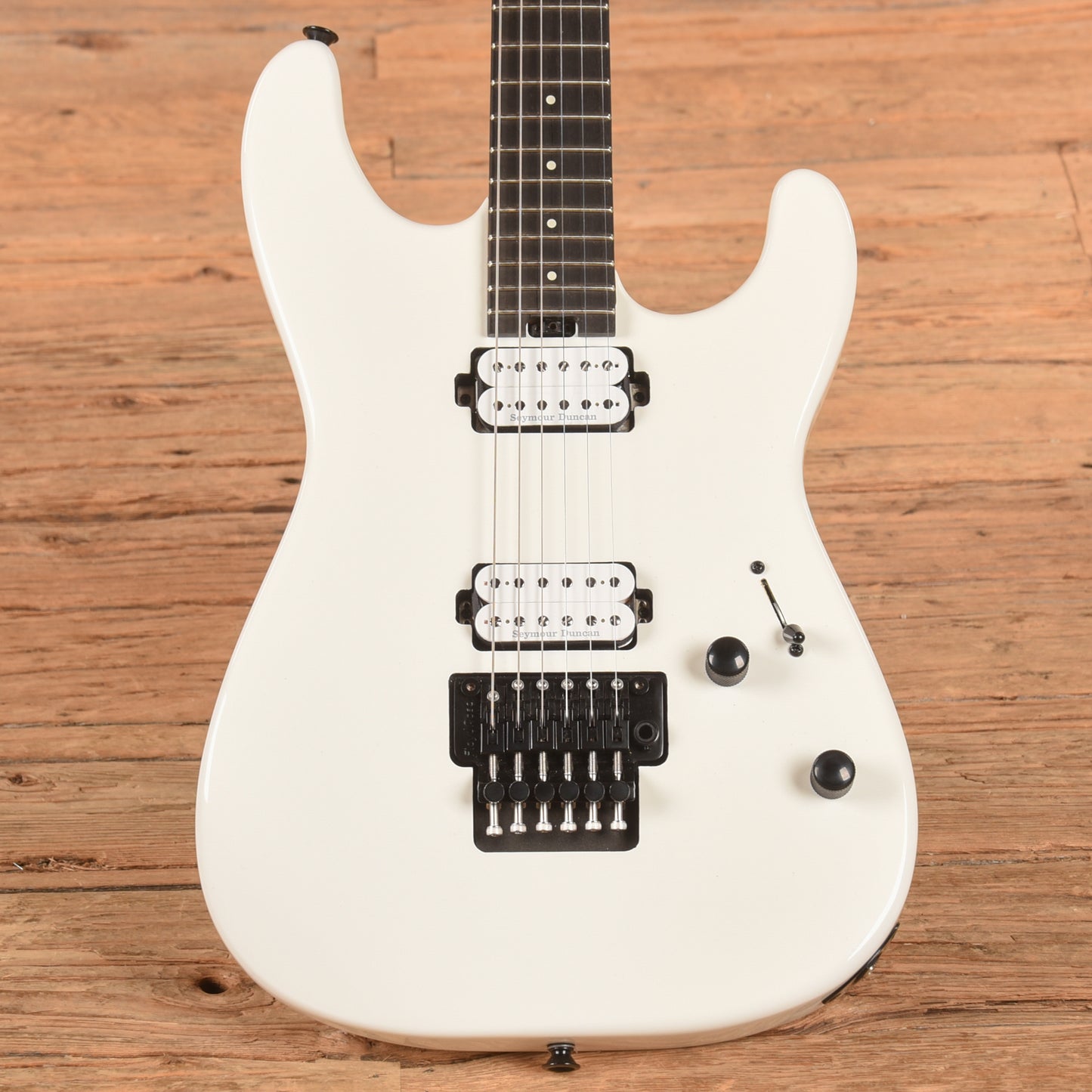 Charvel Pro-Mod Plus San Dimas Style 1 HH FR E White 2025 Electric Guitars