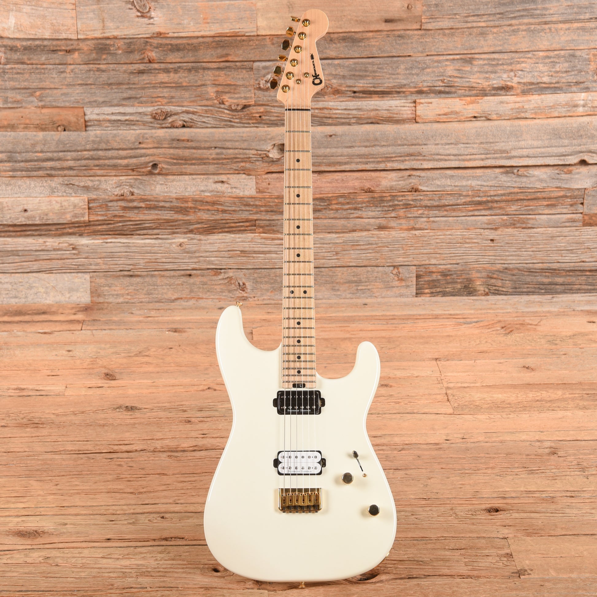 Charvel Pro-Mod San Dimas Style 1 HH HT White 2018 Electric Guitars