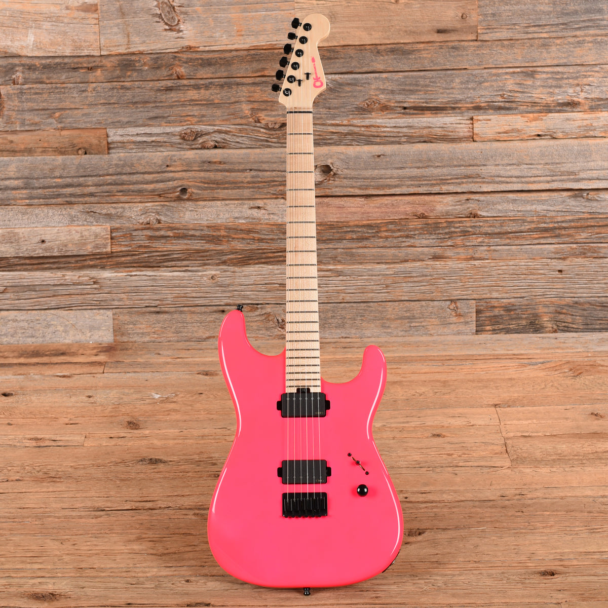 Charvel Sean Long Signature Pro-Mod San Dimas Style 1 HH HT M Neon Pink 2025 Electric Guitars