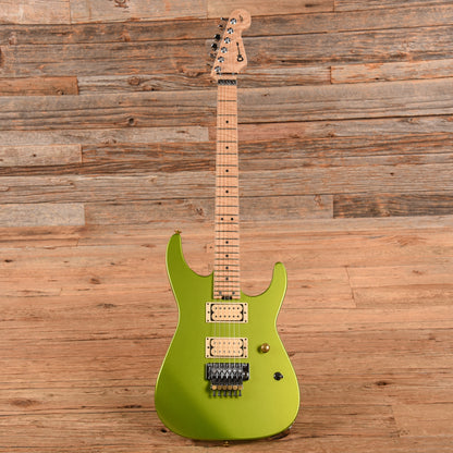 Charvel Custom Shop Dave Nichols Masterbuilt Dinky DK2H FR Lime Green Metallic 2021 Electric Guitars / Solid Body