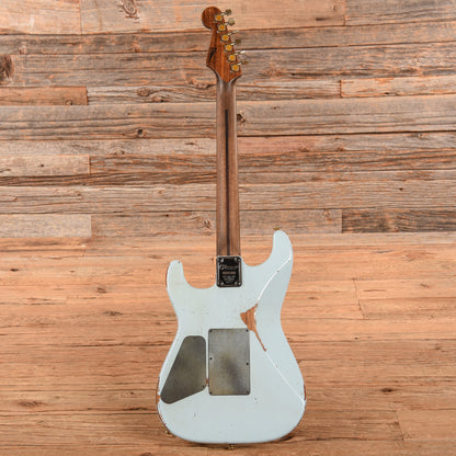 Charvel Custom Shop Music Nitro Aged Koa San Dimas Masterbuilt Pat Campolattano Sonic Blue 2024 Electric Guitars / Solid Body