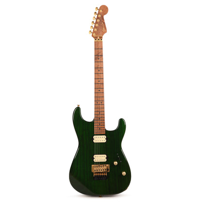 Charvel Custom Shop Roasted San Dimas 2H Floyd Rose NOS Trans Green Master Built by "Red Dave" Dave Nichols Electric Guitars / Solid Body