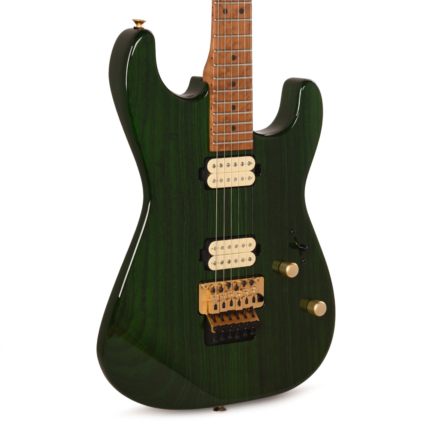 Charvel Custom Shop Roasted San Dimas 2H Floyd Rose NOS Trans Green Master Built by "Red Dave" Dave Nichols Electric Guitars / Solid Body