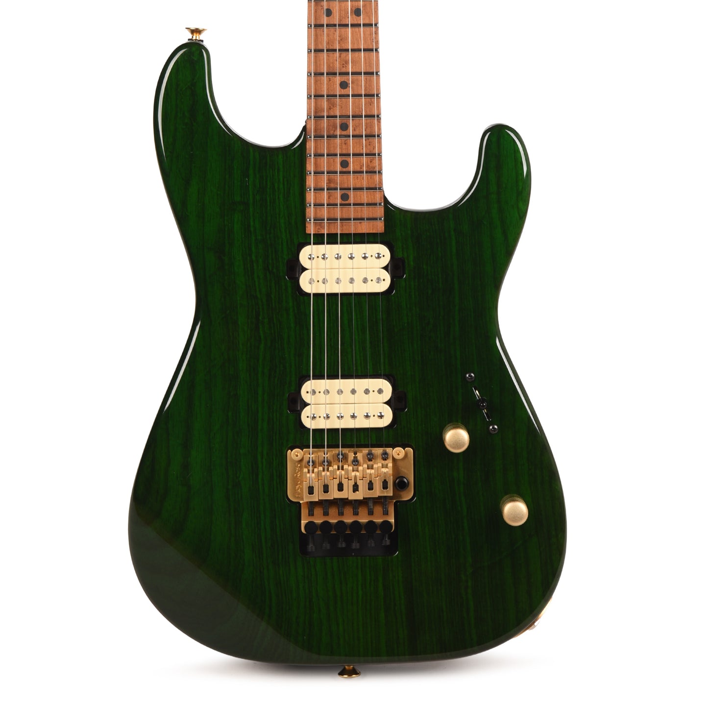 Charvel Custom Shop Roasted San Dimas 2H Floyd Rose NOS Trans Green Master Built by "Red Dave" Dave Nichols Electric Guitars / Solid Body