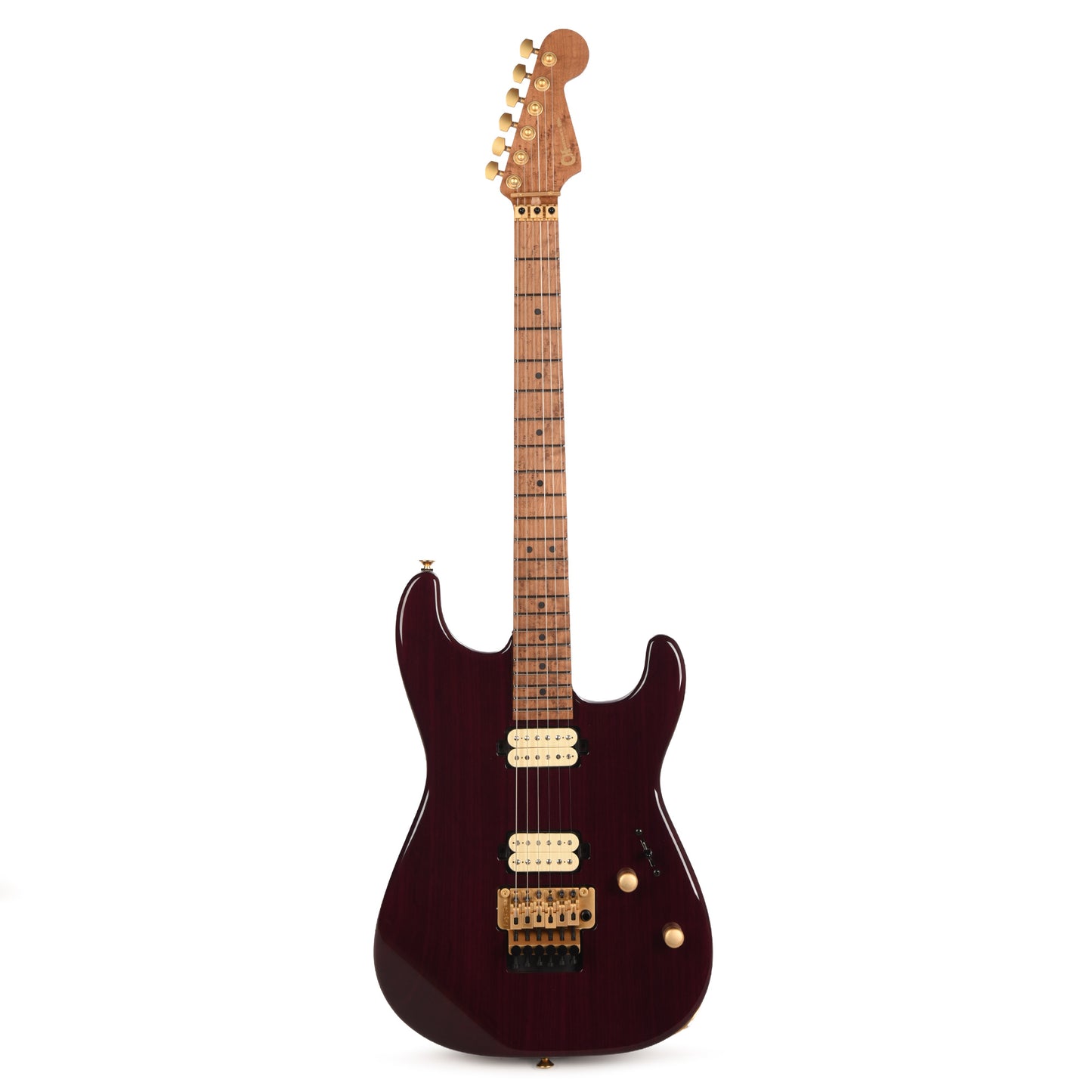 Charvel Custom Shop Roasted San Dimas 2H Floyd Rose NOS Trans Purple Master Built by "Red Dave" Dave Nichols Electric Guitars / Solid Body