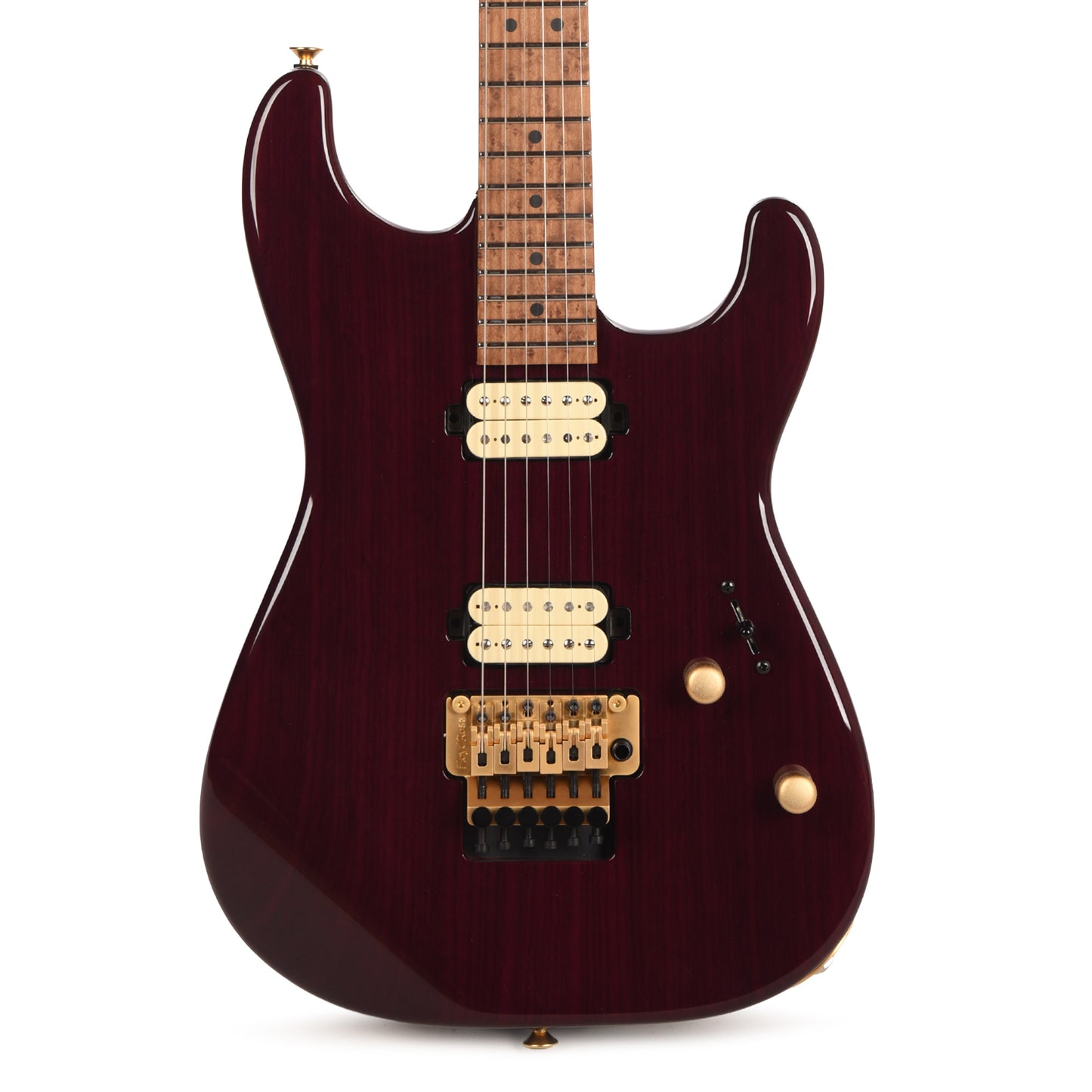 Charvel Custom Shop Roasted San Dimas 2H Floyd Rose NOS Trans Purple Master Built by "Red Dave" Dave Nichols Electric Guitars / Solid Body