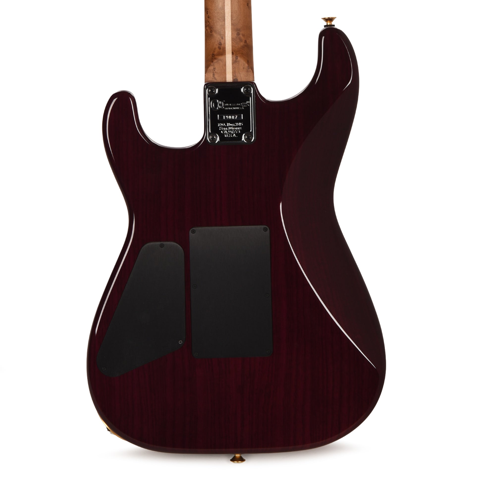 Charvel Custom Shop Roasted San Dimas 2H Floyd Rose NOS Trans Purple Master Built by "Red Dave" Dave Nichols Electric Guitars / Solid Body