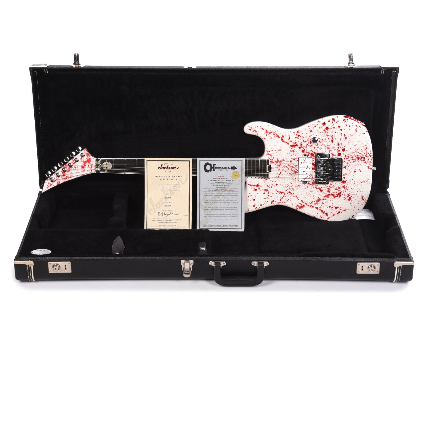 Charvel Custom Shop San Dimas Custom "Massacre Splatter" Artwork by Mike Eshelman Master Built by "Big Rob" Knowles Electric Guitars / Solid Body