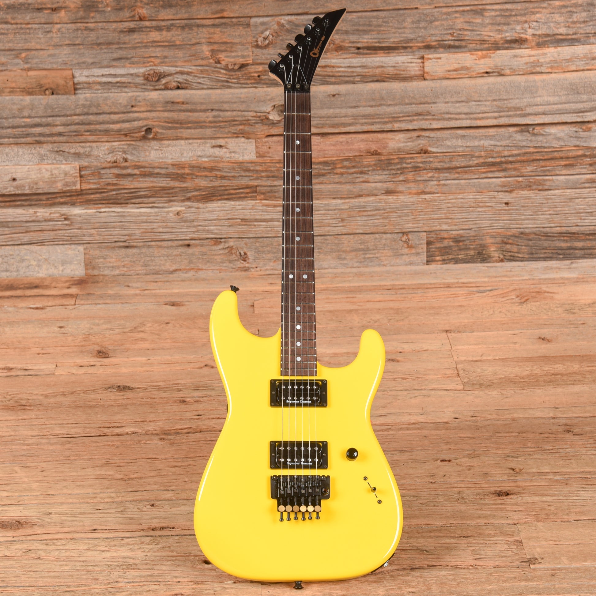 Charvel Custom Shop San Dimas Graffiti Yellow 2023 Electric Guitars / Solid Body