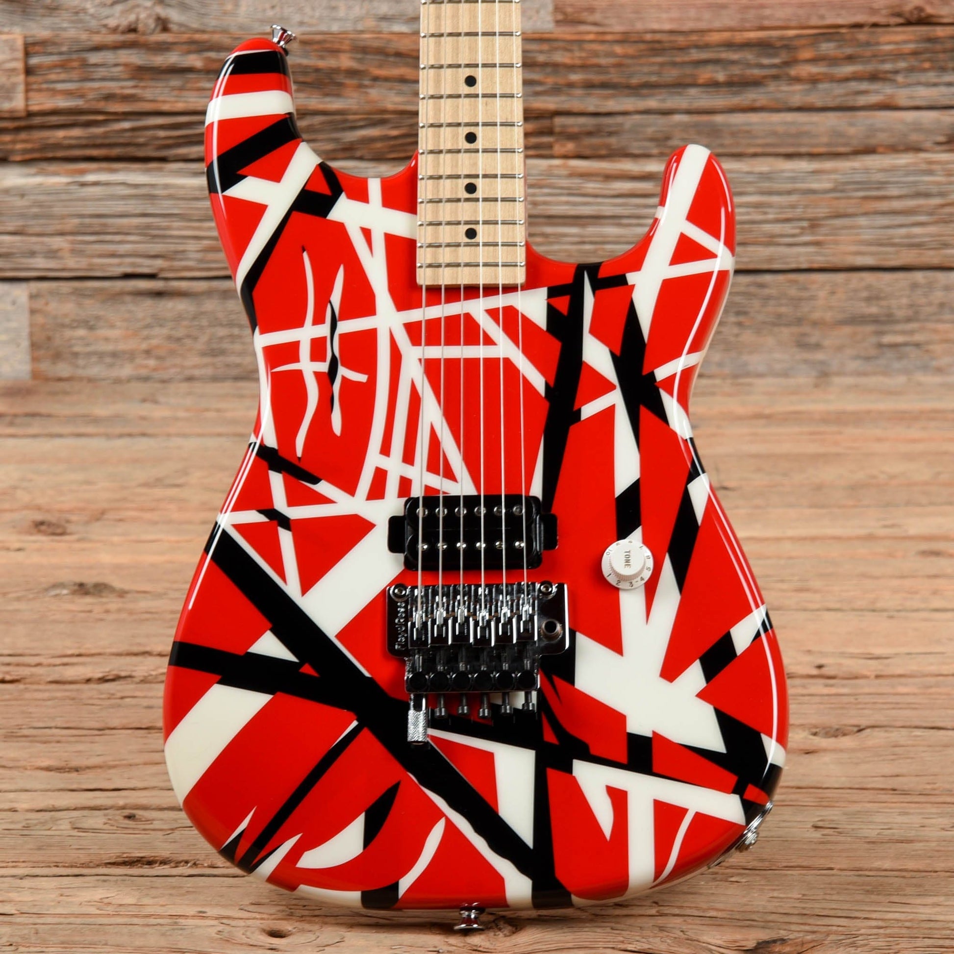 Charvel EVH Art Series Red / White / Black 2005 Electric Guitars / Solid Body