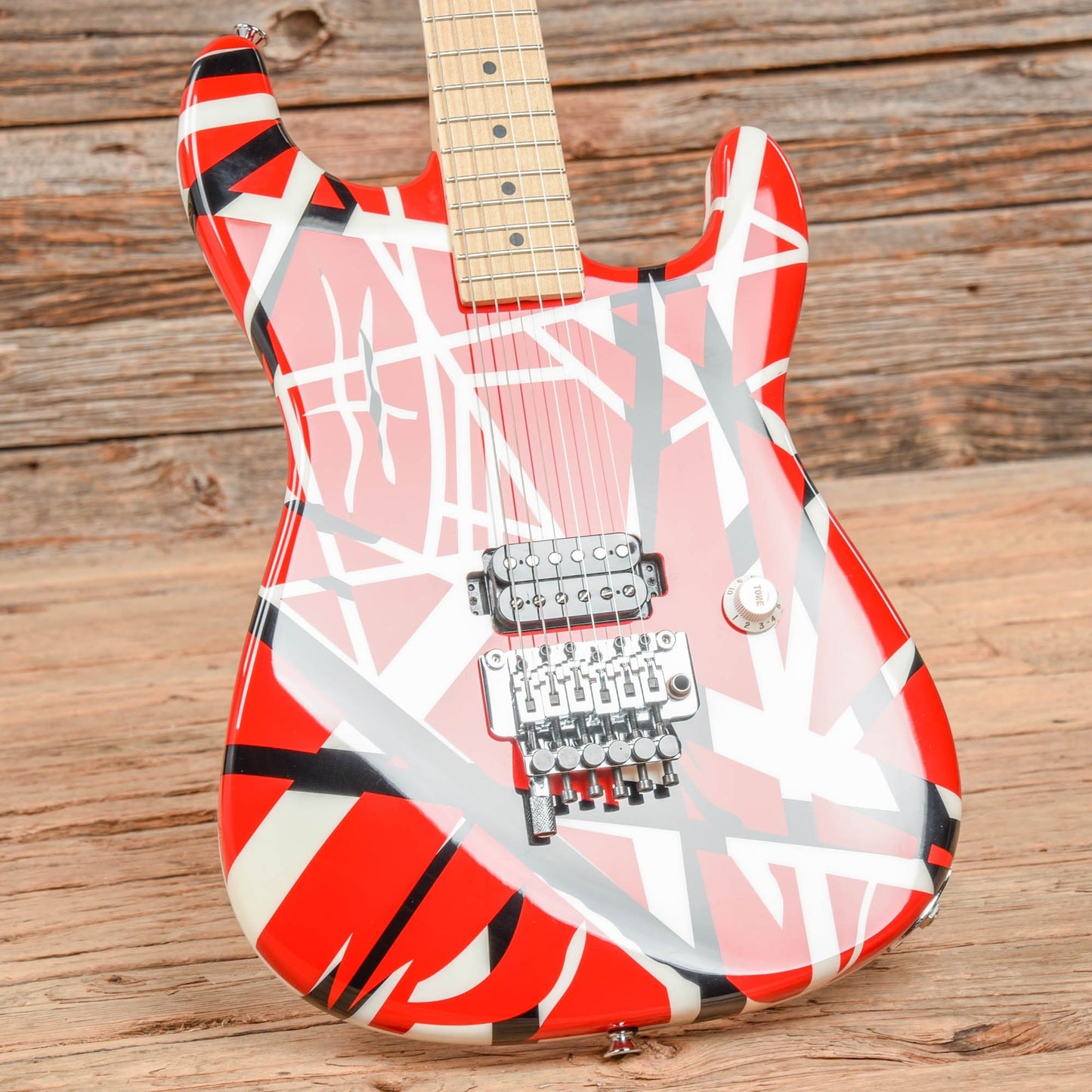 Charvel EVH Art Series Red / White / Black 2005 Electric Guitars / Solid Body