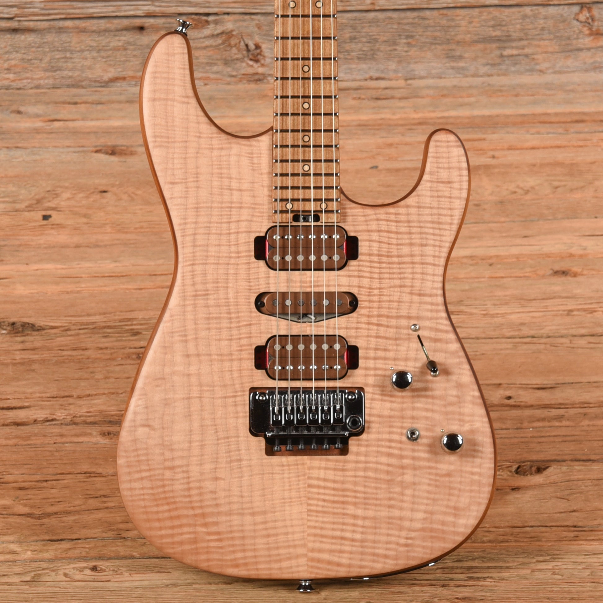 Charvel Guthrie Govan USA Signature HSH Flame Maple Natural 2015 Electric Guitars / Solid Body