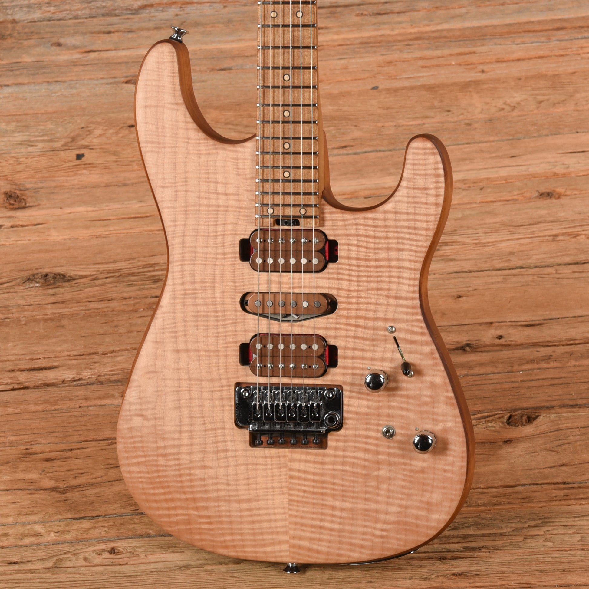 Charvel Guthrie Govan USA Signature HSH Flame Maple Natural 2015 Electric Guitars / Solid Body