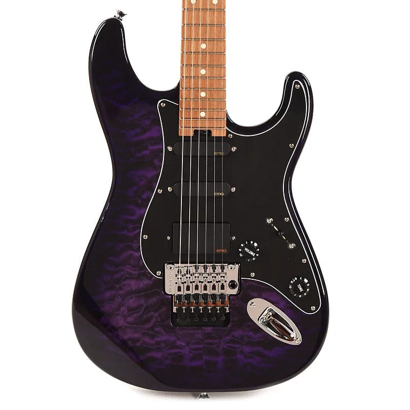 Charvel Marco Sfogli Signature Pro-Mod So-Cal Style 1 HSS FR Purple Burst Electric Guitars / Solid Body