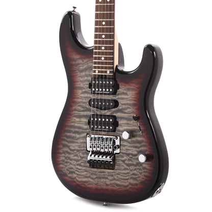 Charvel MJ San Dimas Style 1 HSH FR PF QM Midnight Glow Electric Guitars / Solid Body