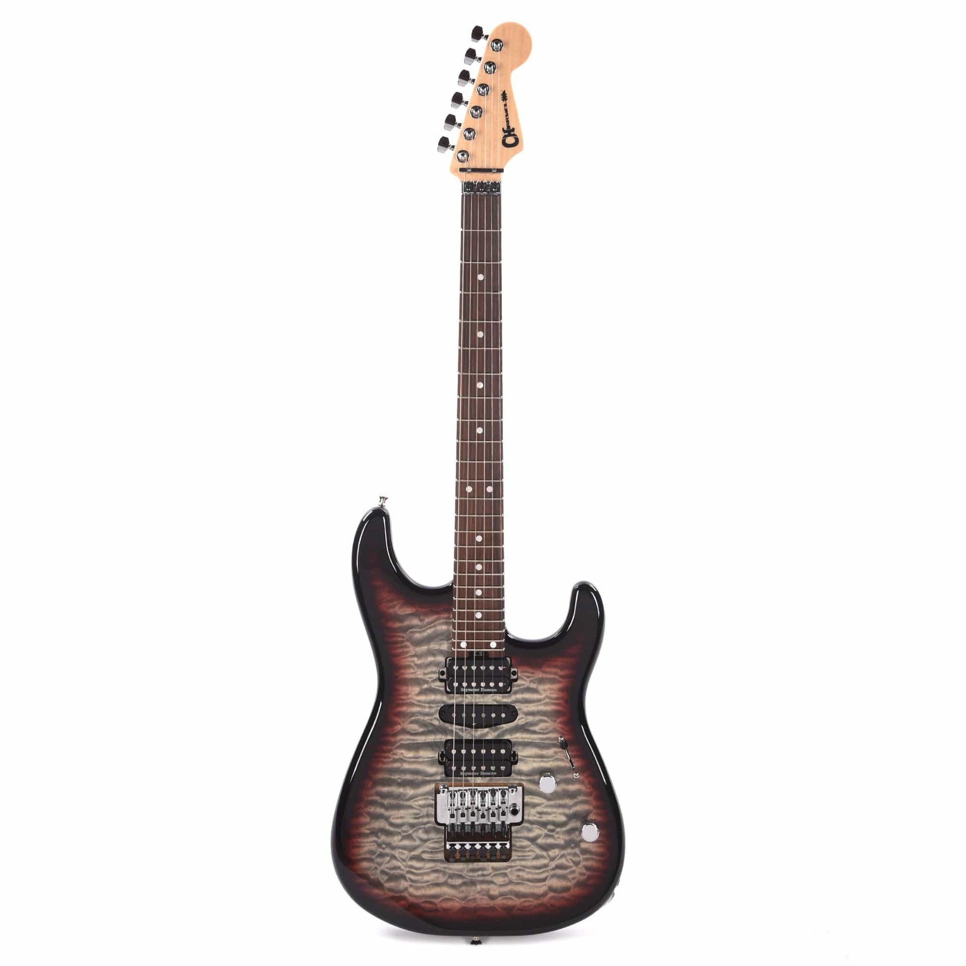 Charvel MJ San Dimas Style 1 HSH FR PF QM Midnight Glow Electric Guitars / Solid Body