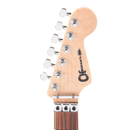 Charvel MJ San Dimas Style 1 HSH FR PF QM Transparent Green Burst Electric Guitars / Solid Body