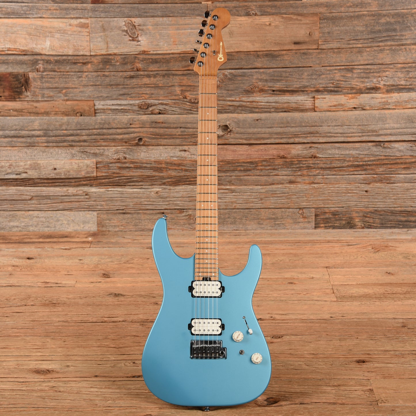 Charvel Pro-Mod DK24 HH 2PT CM Matte Blue Frost 2022 Electric Guitars / Solid Body