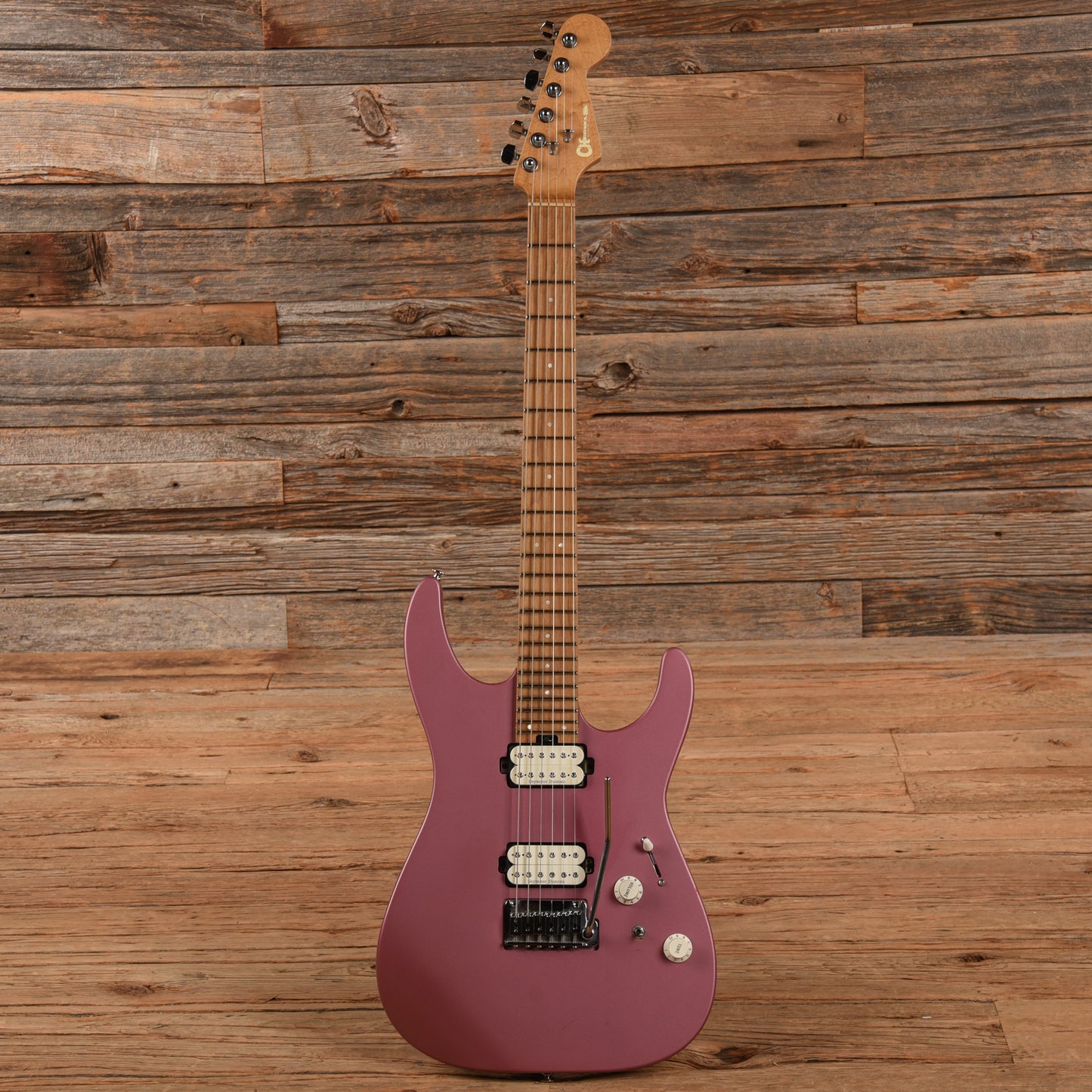 Charvel Pro-Mod DK24 HH 2PT CM Satin Burgundy Mist 2018 Electric Guitars / Solid Body