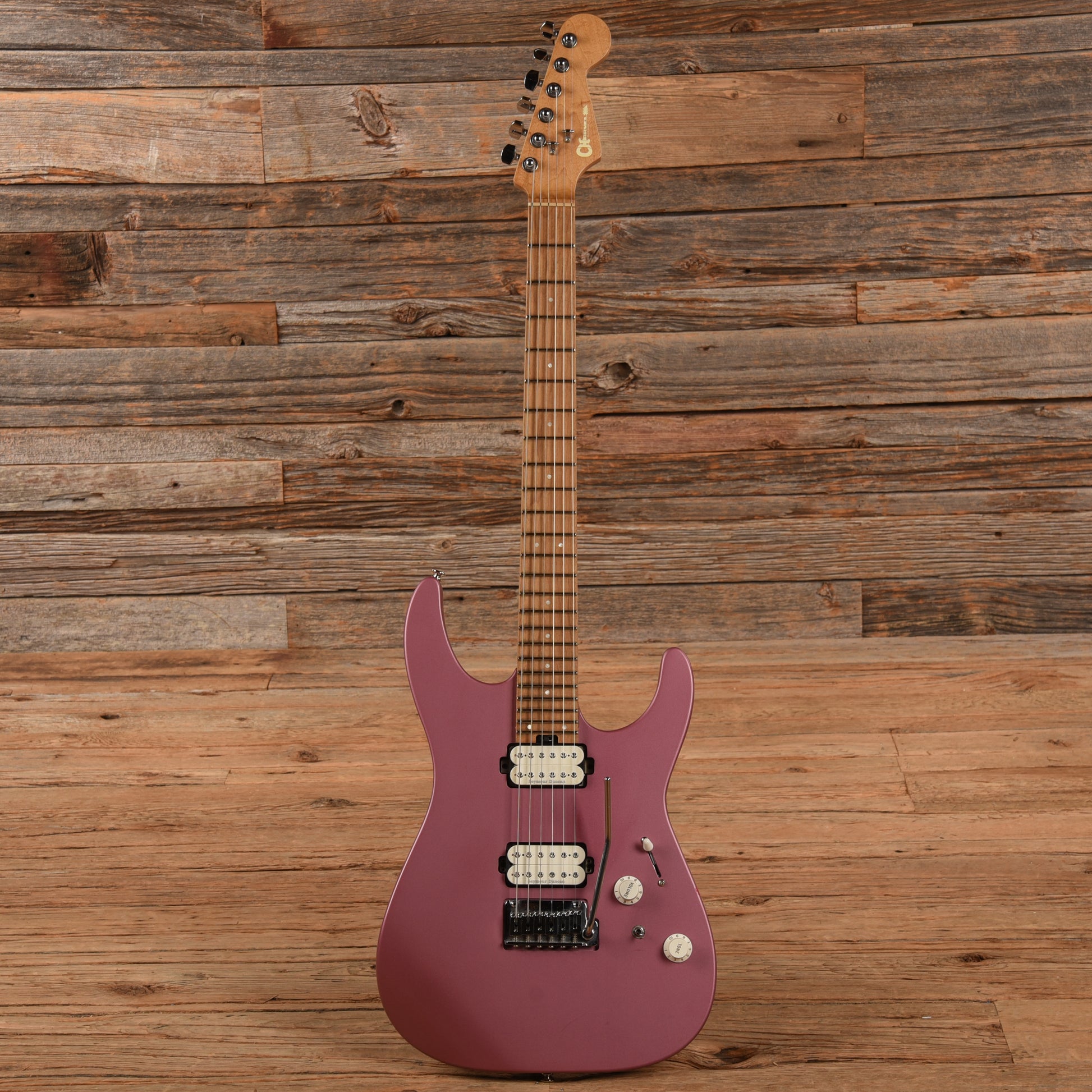 Charvel Pro-Mod DK24 HH 2PT CM Satin Burgundy Mist 2018 Electric Guitars / Solid Body