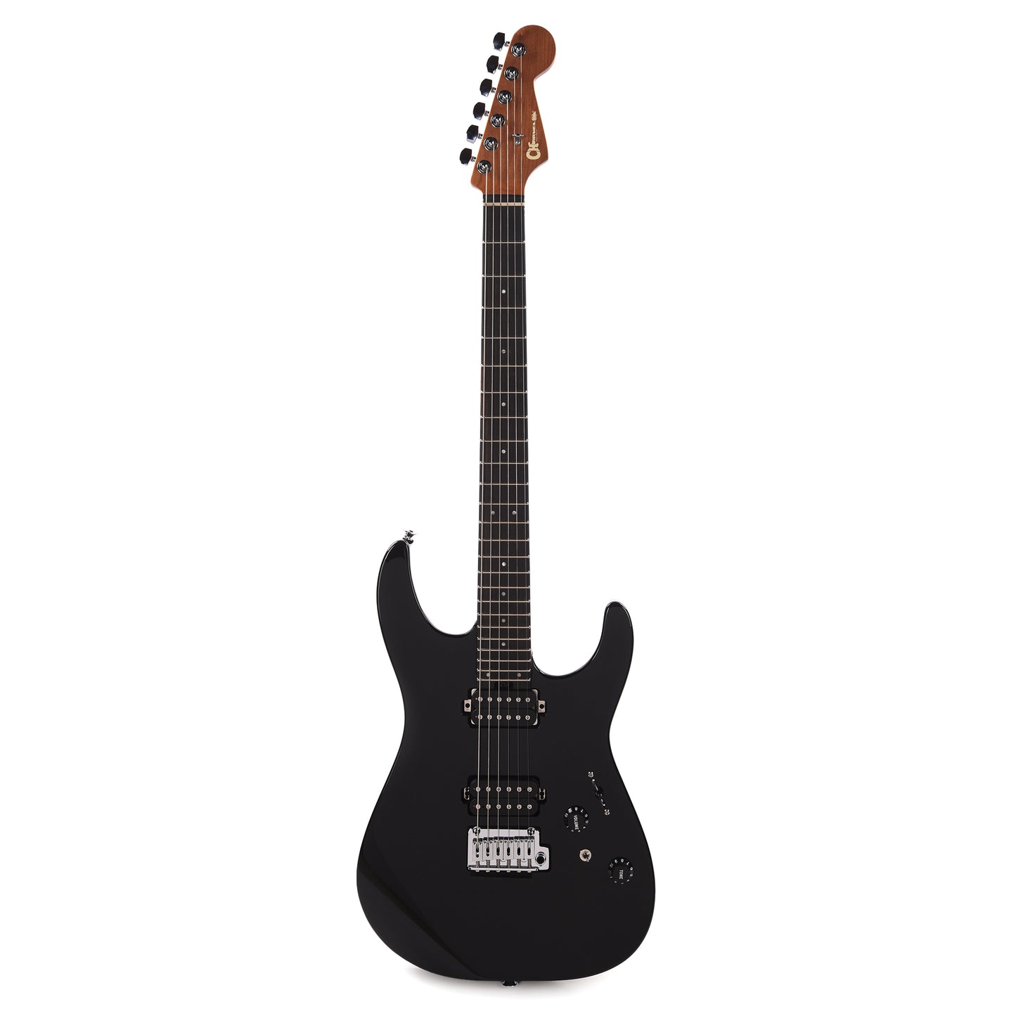 Charvel Pro-Mod DK24 HH 2PT EB Gloss Black Electric Guitars / Solid Body