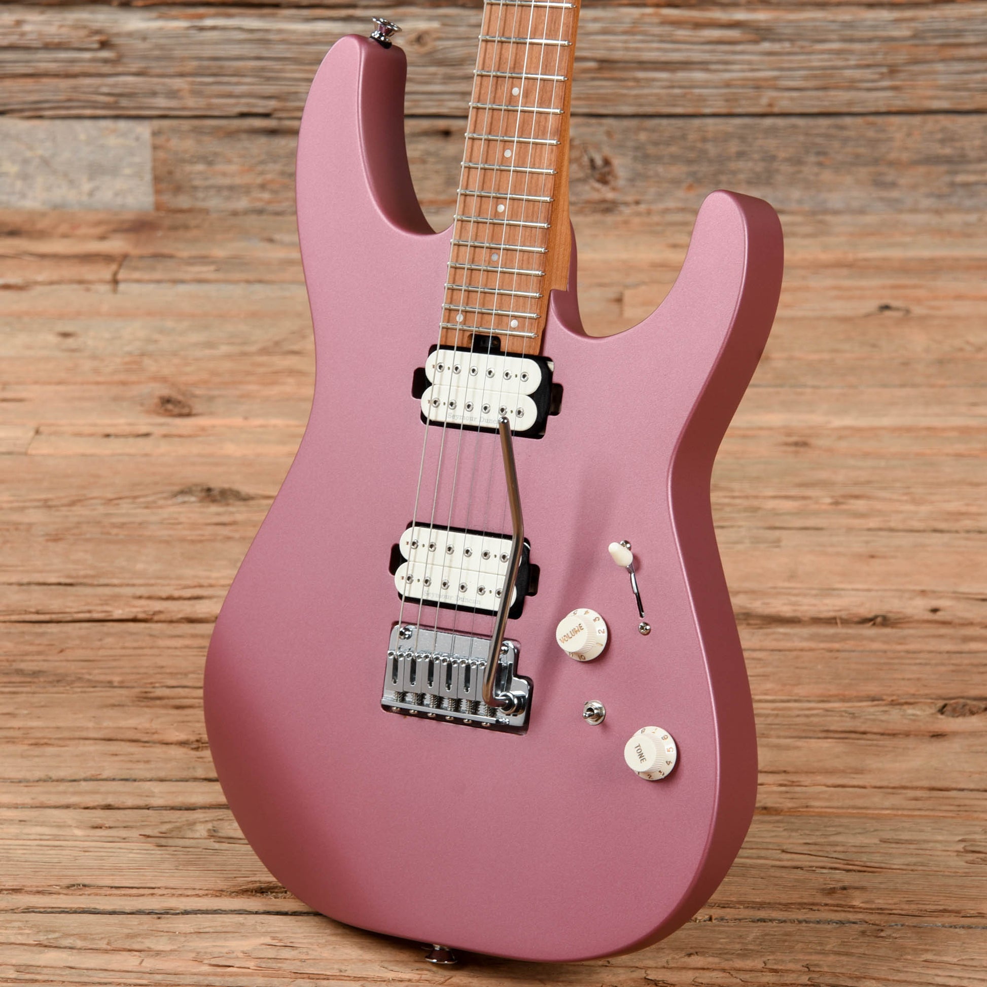 Charvel Pro-Mod DK24 HH 2PT Satin Burgundy Mist 2023 Electric Guitars / Solid Body