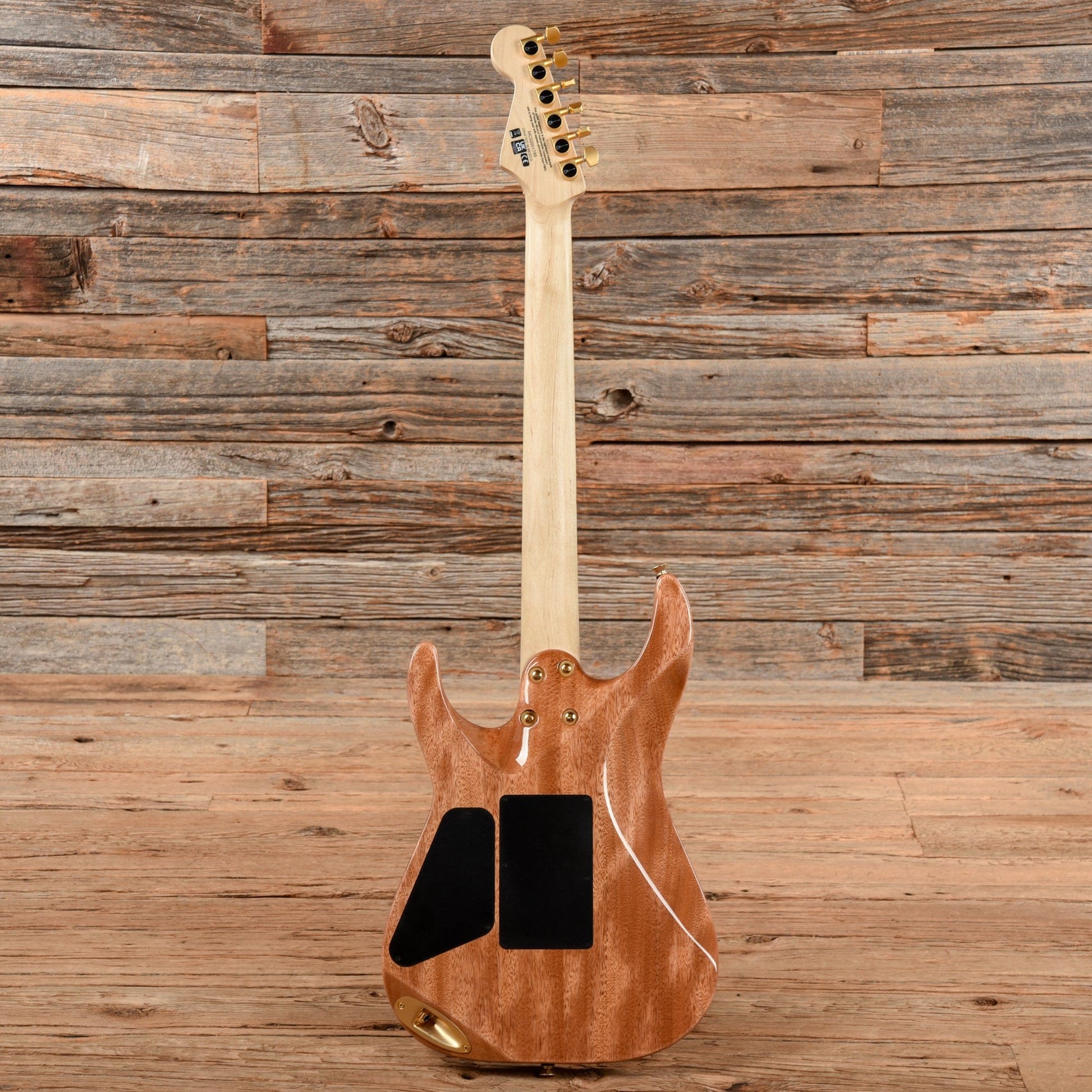 Charvel Pro-Mod DK24 HH FR M Mahogany with Quilt Maple Top Dark Amber 2022 Electric Guitars / Solid Body