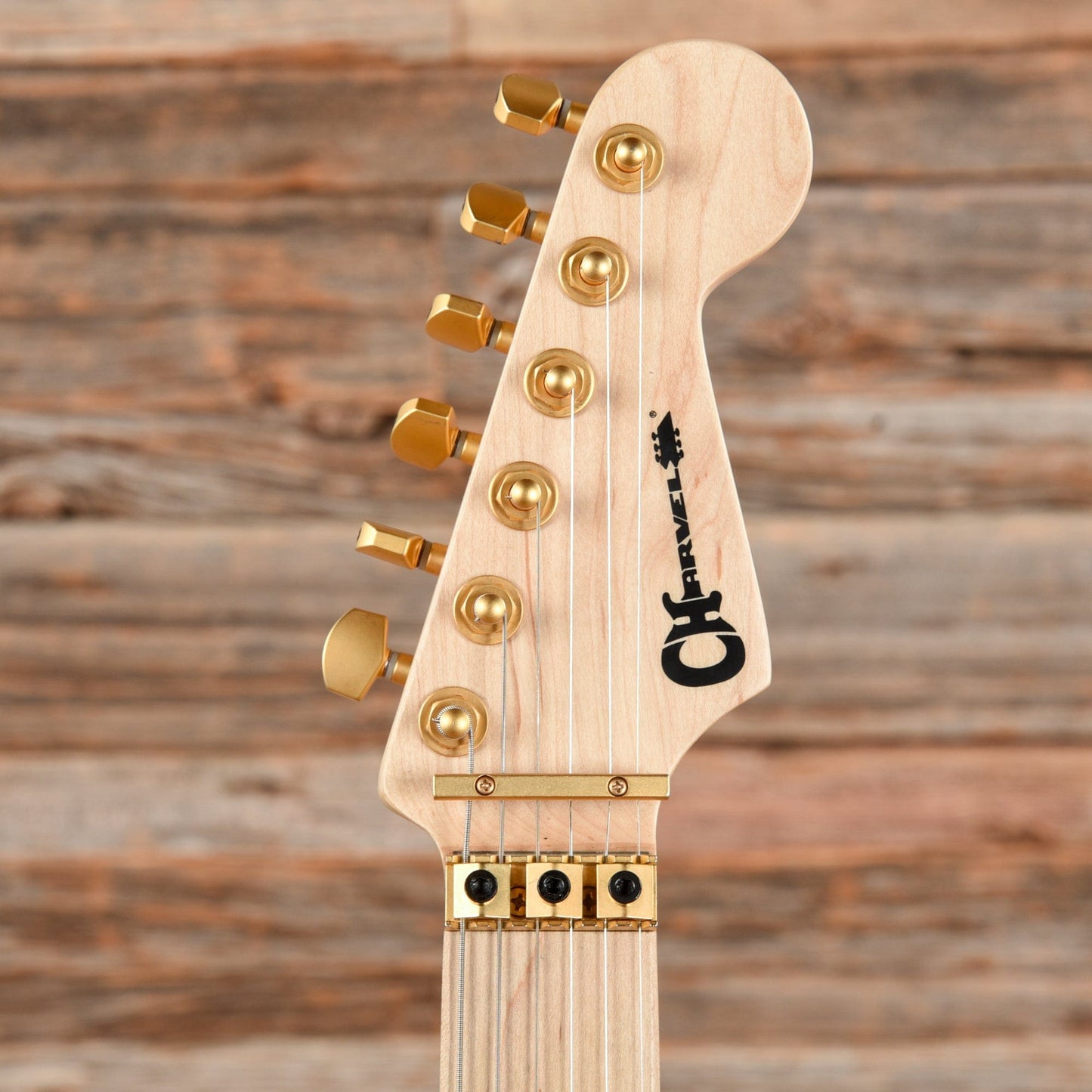 Charvel Pro-Mod DK24 HH FR M Mahogany with Quilt Maple Top Dark Amber 2022 Electric Guitars / Solid Body