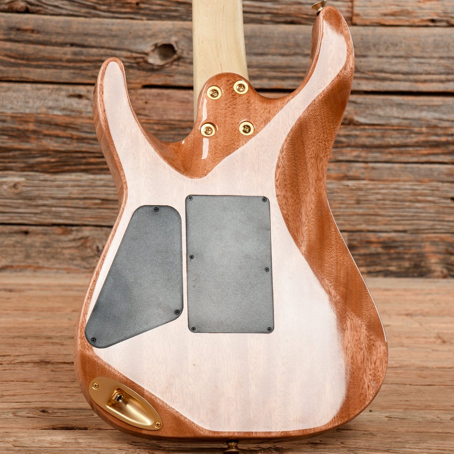 Charvel Pro-Mod DK24 HH FR M Mahogany with Quilt Maple Top Dark Amber 2022 Electric Guitars / Solid Body