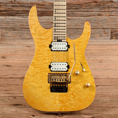 Charvel Pro-Mod DK24 HH FR M Mahogany with Quilt Maple Top Dark Amber 2022 Electric Guitars / Solid Body