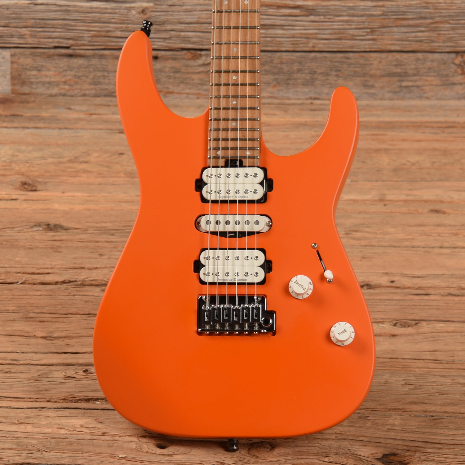 Charvel Pro-Mod DK24 HSH 2pt CM Satin Orange Crush 2019 Electric Guitars / Solid Body