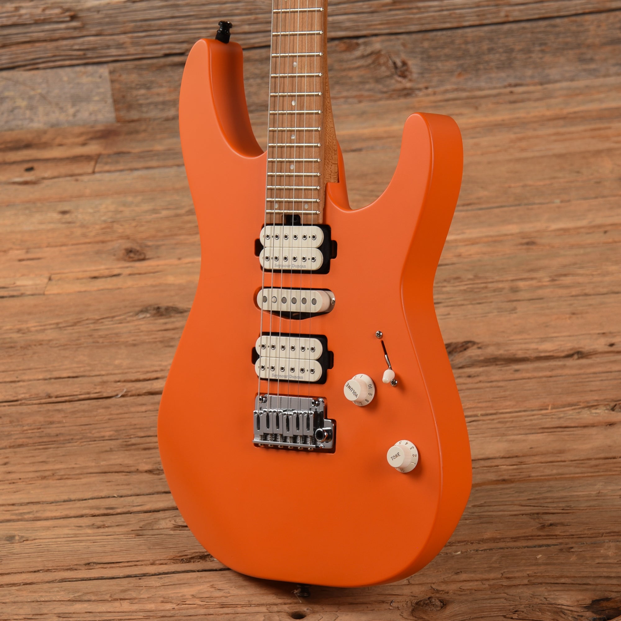 Charvel Pro-Mod DK24 HSH 2pt CM Satin Orange Crush 2019 Electric Guitars / Solid Body