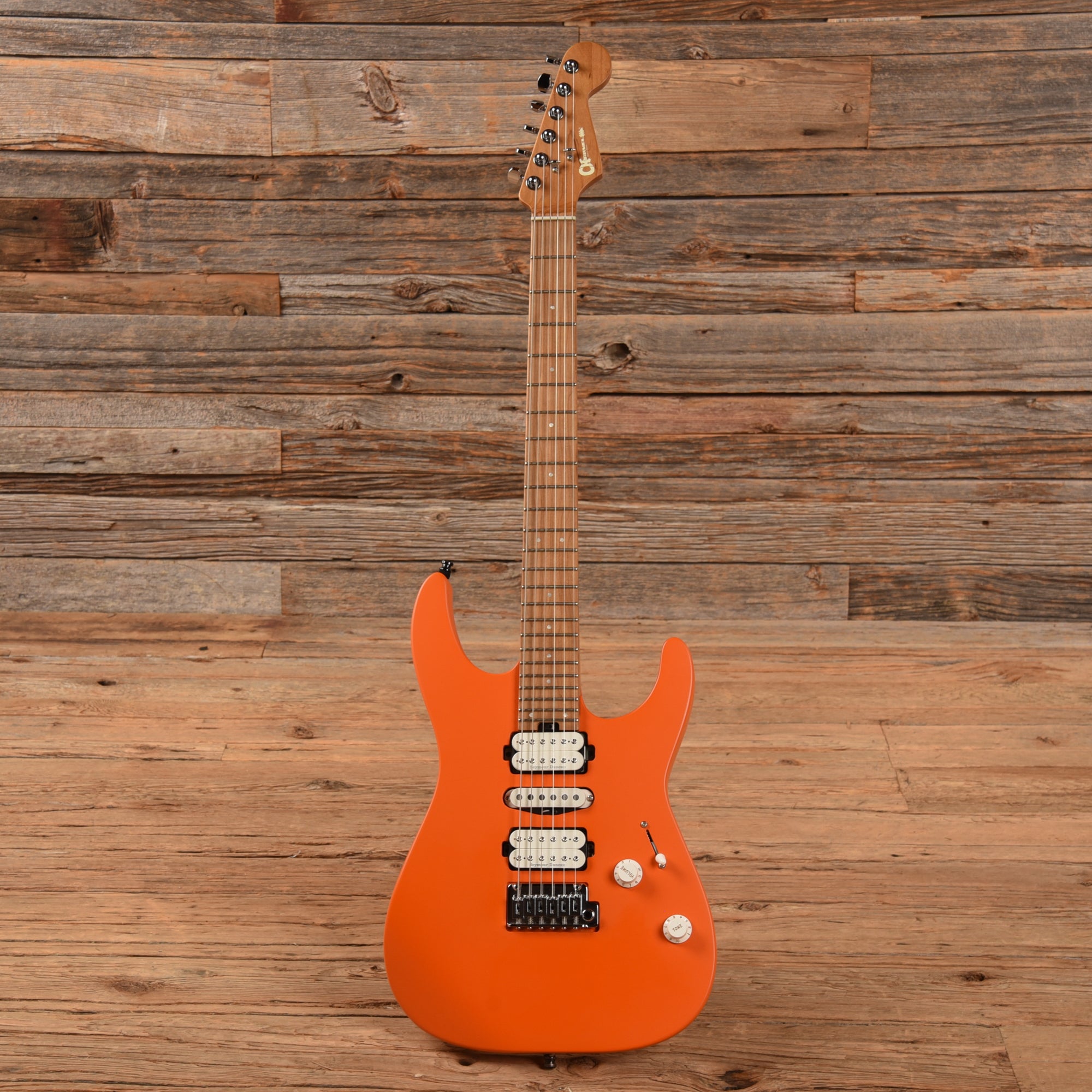 Charvel Pro-Mod DK24 HSH 2pt CM Satin Orange Crush 2019 Electric Guitars / Solid Body