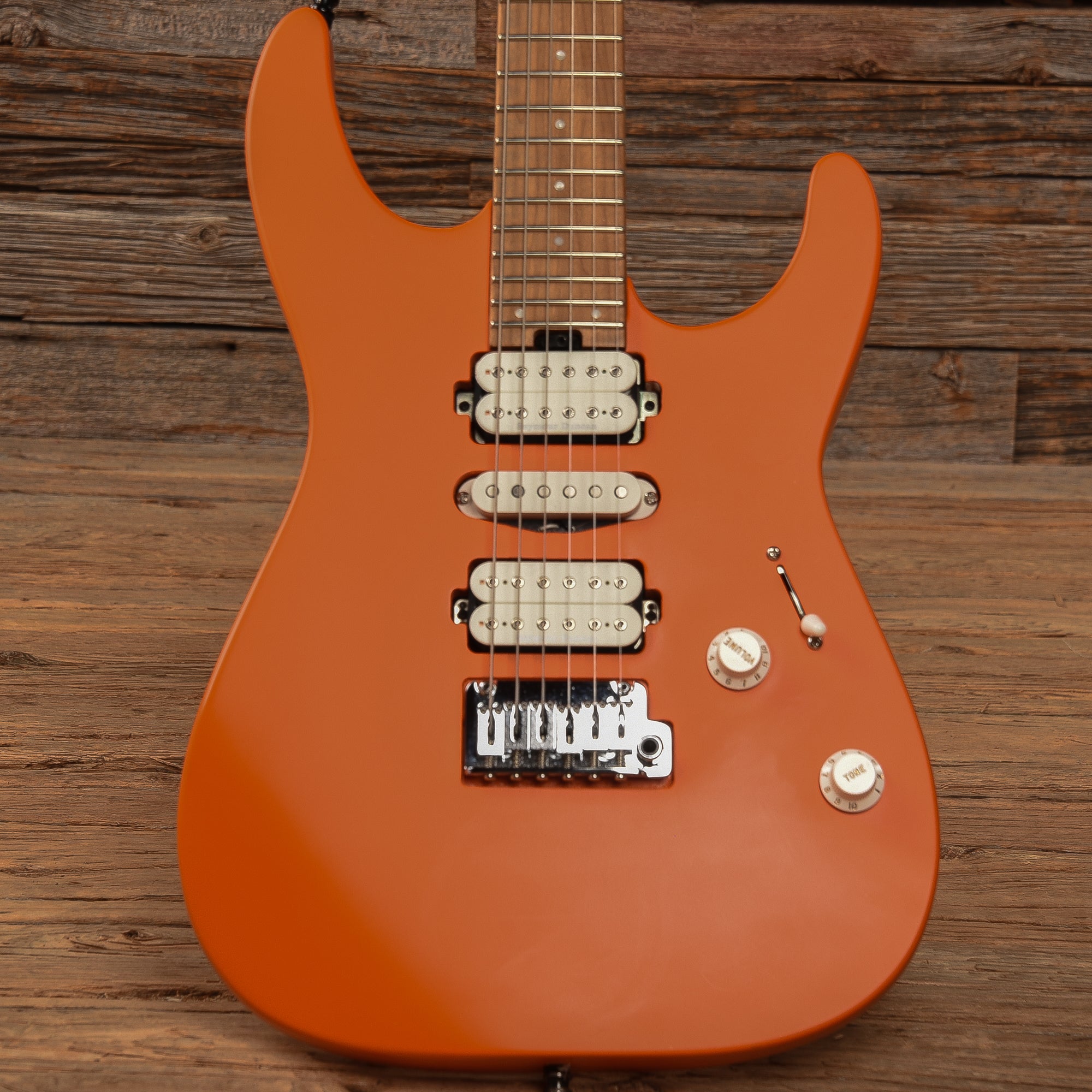 Charvel Pro-Mod DK24 HSH 2pt CM Satin Orange Crush 2019 Electric Guitars / Solid Body