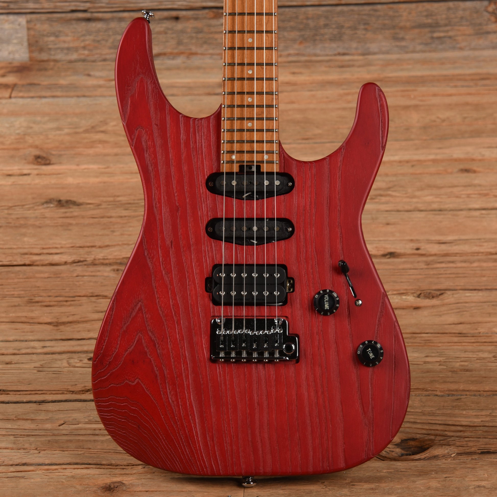 Charvel Pro-Mod DK24 HSS 2PT Ash Red Electric Guitars / Solid Body